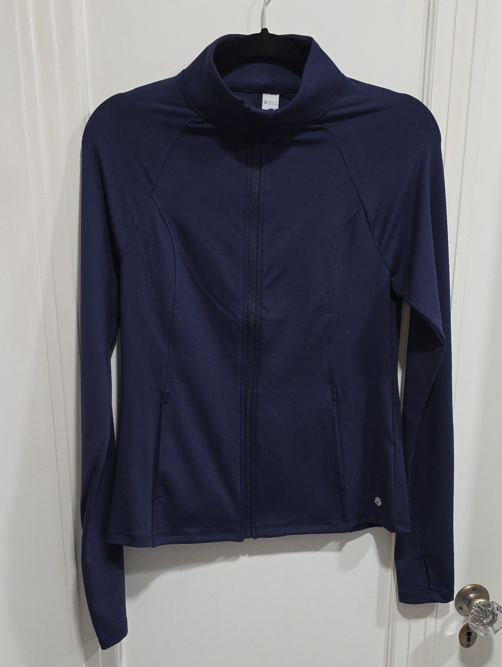 NWOT Bally Navy Blue Sport Zip Up